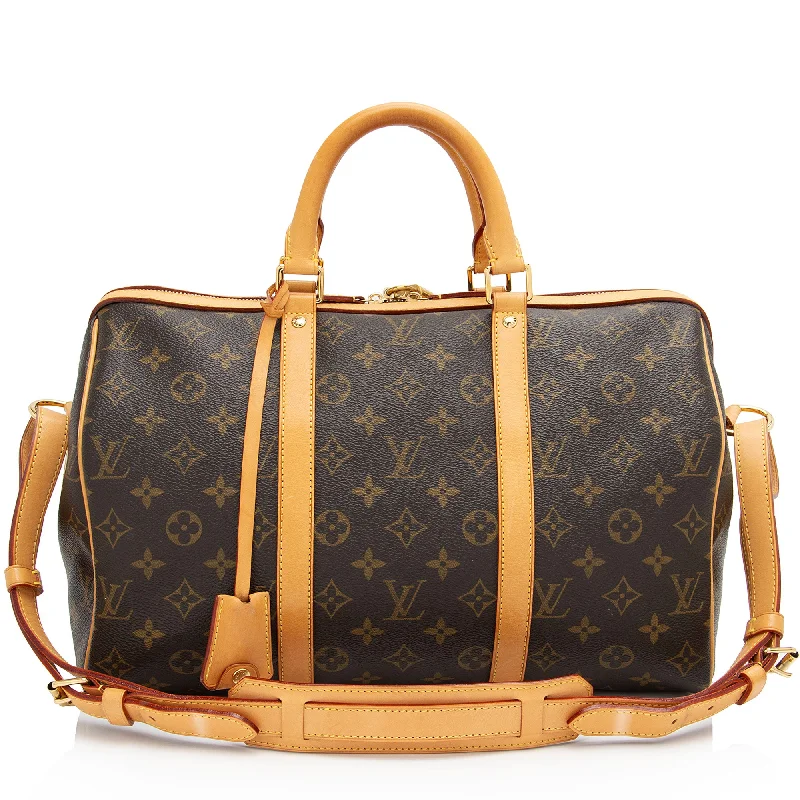 LV Compact Bag -Louis Vuitton x Sofia Coppola Monogram Canvas Speedy Satchel (SHF-xJseoB)