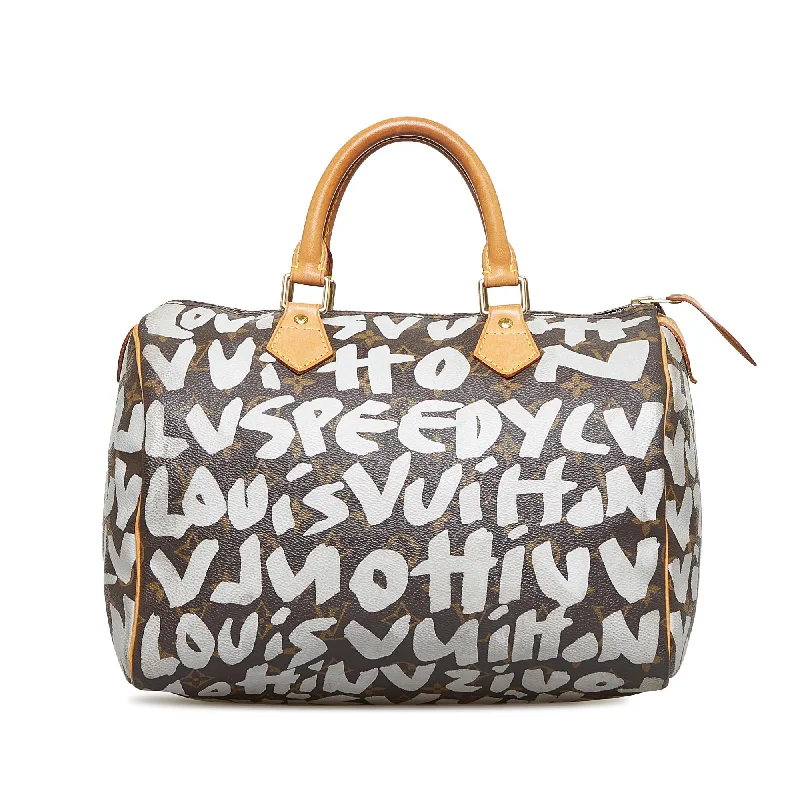 LV Luxe Investment Bag -Louis Vuitton x Stephen Sprouse Monogram Graffiti Speedy 30 (SHG-8DoupV)