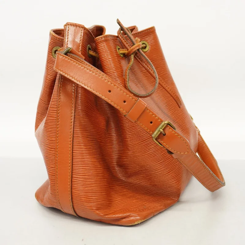 LV Street Style Statement -Louis VuittonAuth  Epi Petit Noe M44103 Women's Shoulder Bag Kenyan Brown