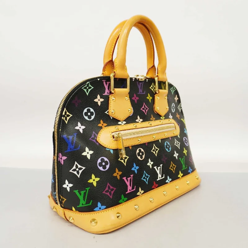 LV Luxe Everyday Bag -Louis VuittonAuth  Monogram Multicolore Alma M92646 Women's Handbag Noir