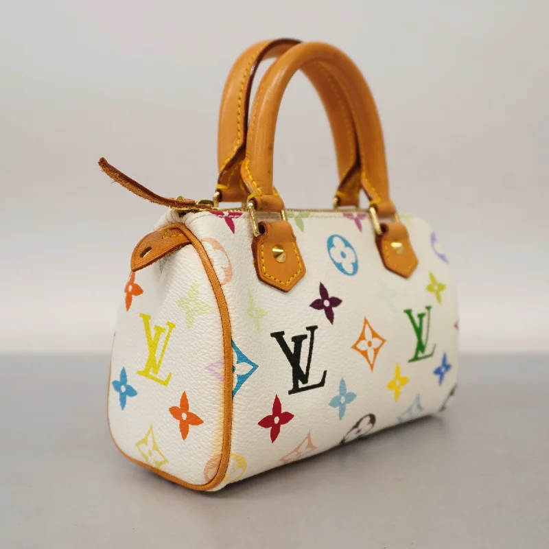 LV Anniversary Gift Bag -LOUIS VUITTONAuth  Monogram Multicolore Mini Speedy M92645 Women's Handbag Blanc