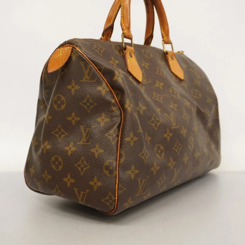 LV Woven Leather Bag -Louis VuittonAuth  Monogram Speedy 30 M41108 Women's Handbag