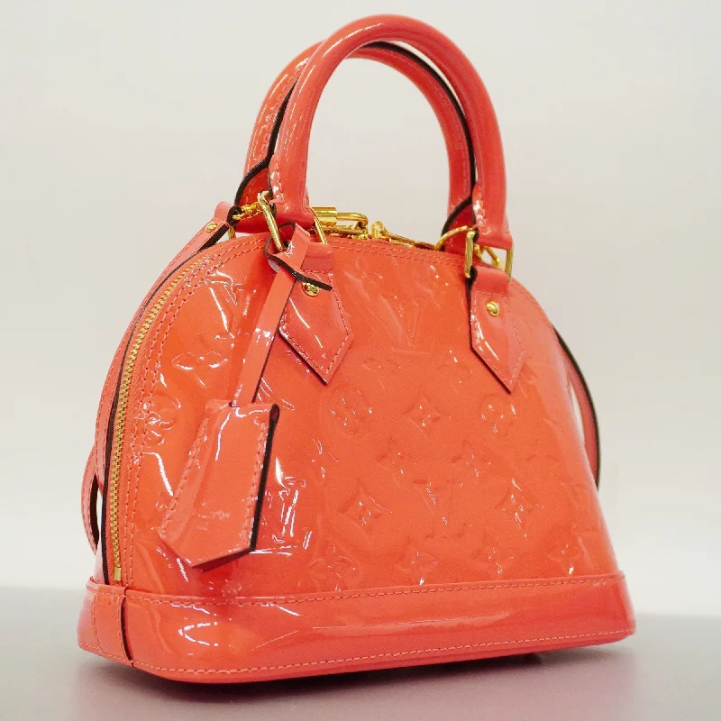 LV Investment Piece Bag -Louis VuittonAuth  Monogram Vernis 2way Bag Alma BB M90174 Women's Handbag